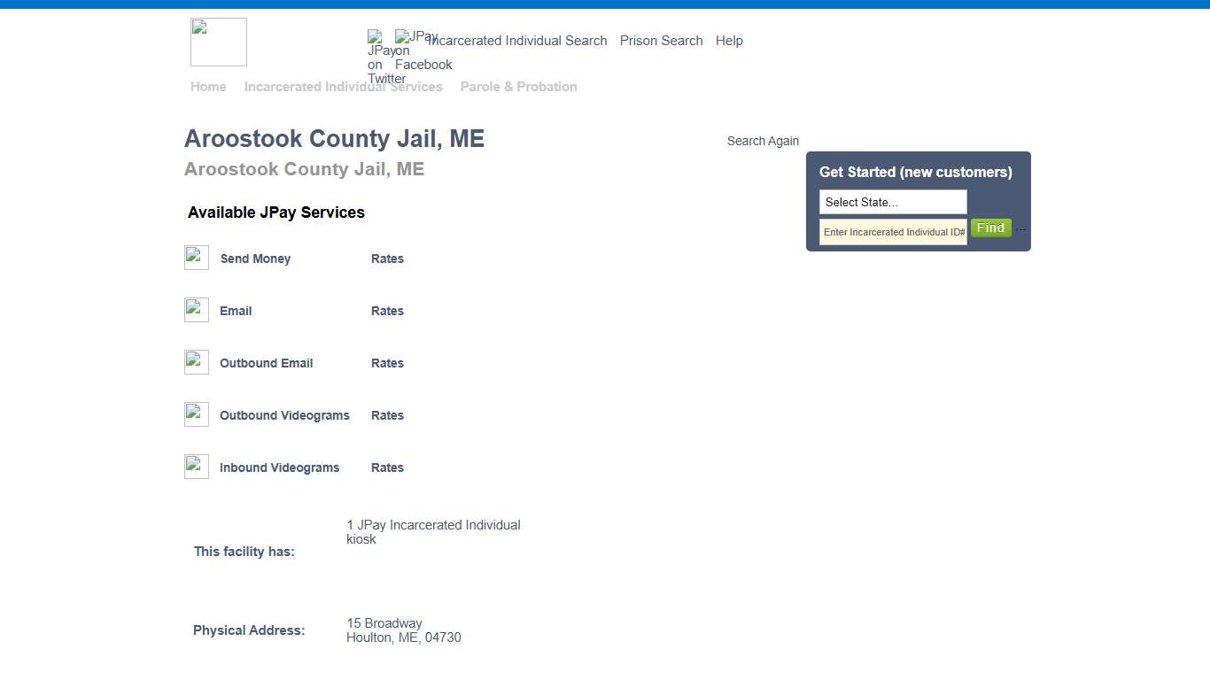 Aroostook County Jail, ME