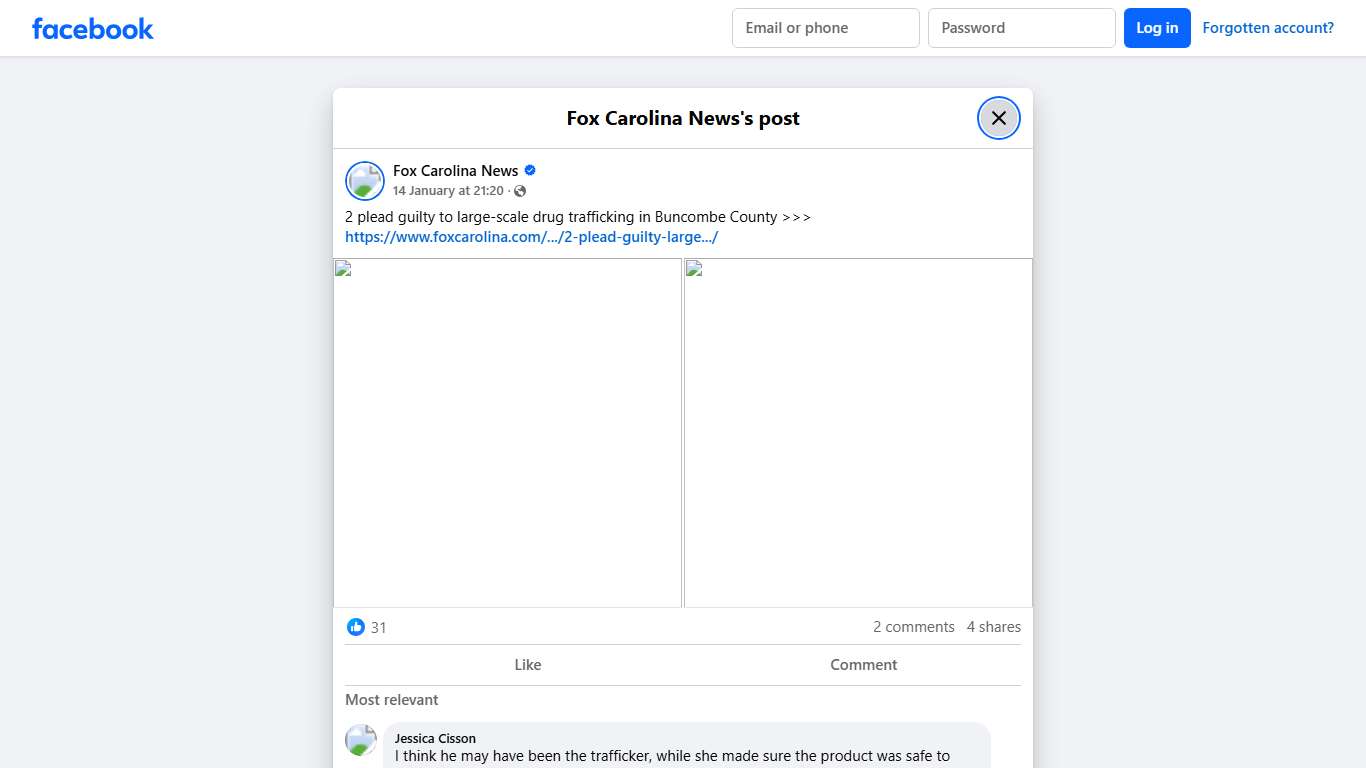 2 plead guilty to large-scale drug... - Fox Carolina News Facebook